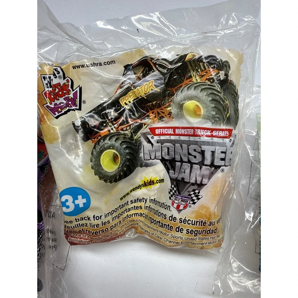 Vintage Wendys Kids Meal ToyLot Monster Jam NHRA Moto-Cross Racing 2002-2004 New